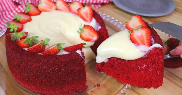 Bolo Red Velvet – Macio, Molhadinho e Fofinho: Perfeito para o Seu Final de Semana