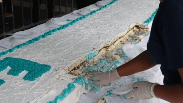 BC 61 anos: primeiro corte do bolo acontece no Bairro da Barra