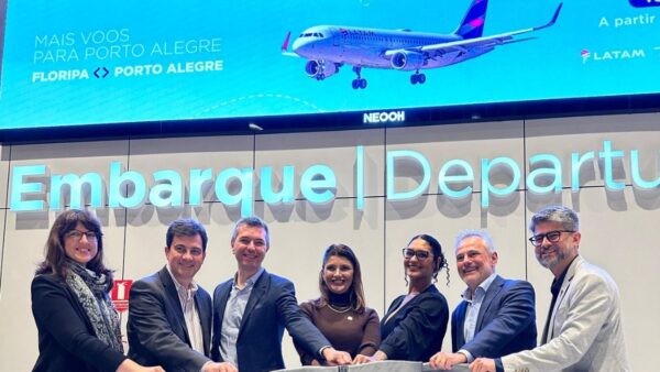 LATAM inaugura rota direta entre Florianópolis e Porto Alegre