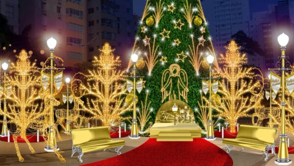 Natal em BC será marcado por imersão sensorial e grandes espetáculos