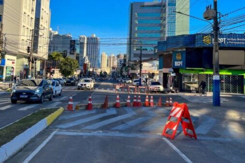 Via reversa na Avenida do Estado será encerrada neste domingo em Balneário Camboriú