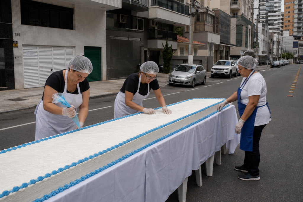 Corte do bolo dos 62 anos de Balneário Camboriú altera trânsito nesta segunda-feira