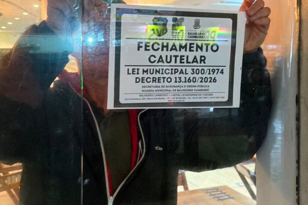 Conveniência na Avenida Central é interditada após briga em Balneário Camboriú
