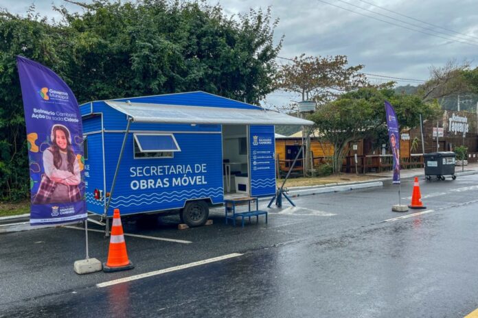 Obras móvel atende moradores do Bairro Taquaras em BC