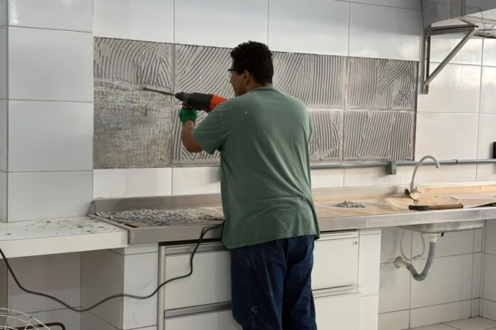 Seduc faz melhorias no CEM Vereador Santa em BC