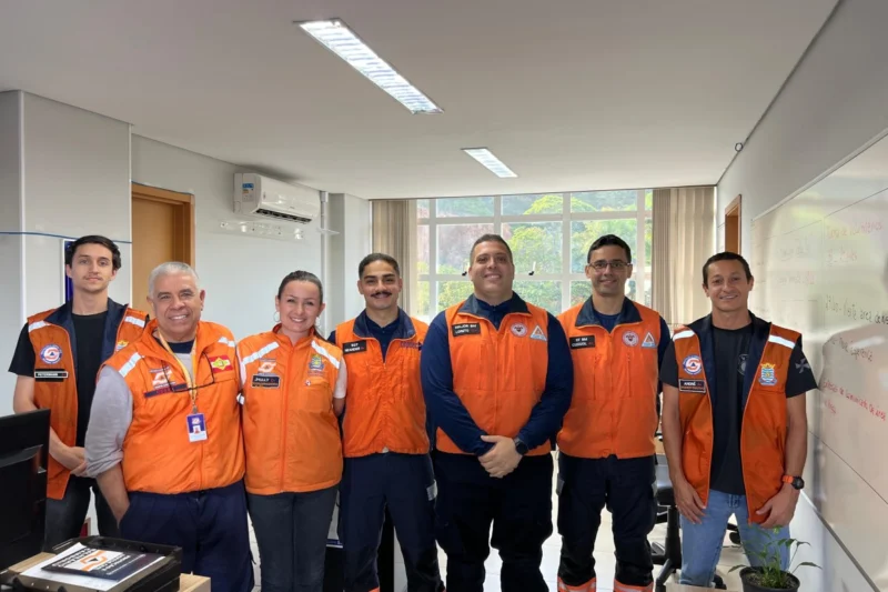 Defesa Civil de BC recebe comitiva do Espírito Santo para troca de experiências