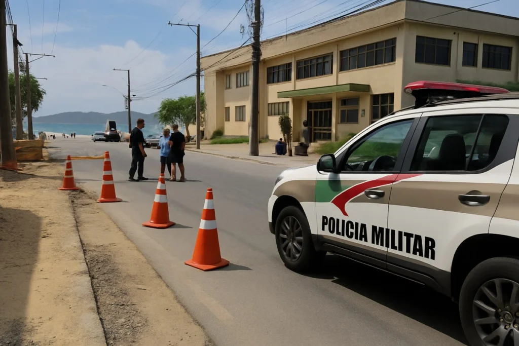 Homem é preso por ameaçar mãe e filha com faca em Camboriú