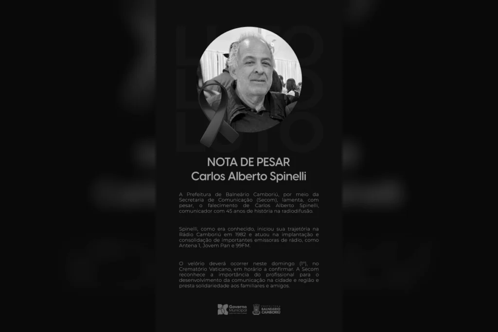 Morre comunicador Carlos Alberto Spinelli em BC