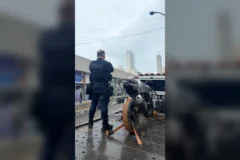 Moto furtada é encontrada em área próxima à BR 101 em BC
