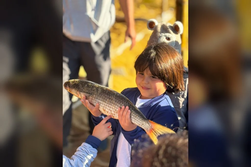 Projeto ambiental da Emasa sobre pesca artesanal em Brasília