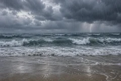 Quarta tem sol entre nuvens e chance de temporal em BC