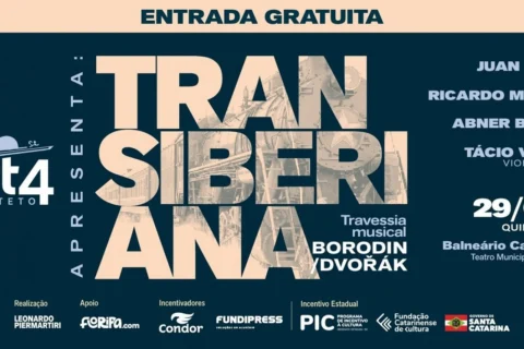 Quarteto de Cordas Art4 apresenta turnê Transiberiana em BC