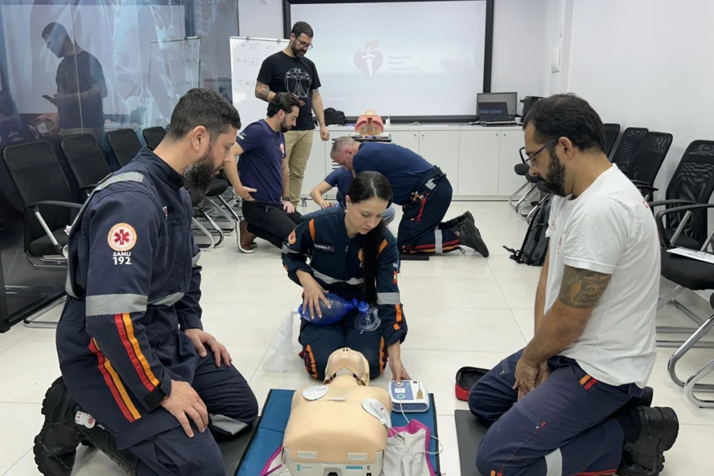 SAMU de BC capacita profissionais com certificação internacional