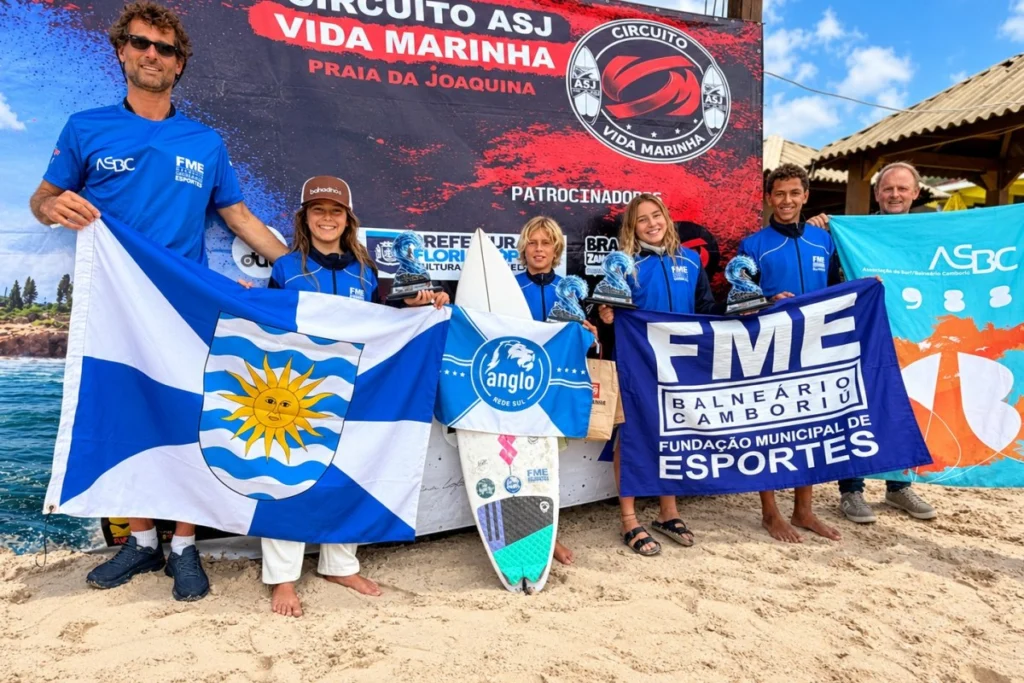 Surf de BC conquista 4 pódios em etapa estadual