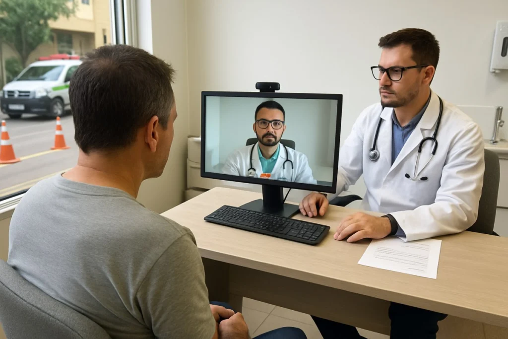 Telemedicina de BC usa triagem por inteligência artificial