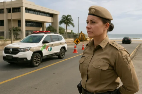 Tenente-coronel Karoline assume comando do 12º BPM em BC