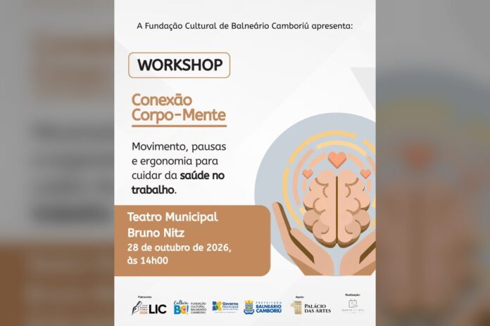 Workshop Conexão Corpo-Mente em BC adiado para 28 de outubro