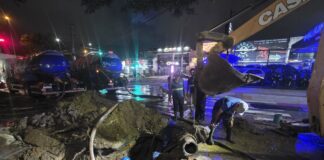 Rompimento de adutora interrompe abastecimento de água em Balneário Camboriú